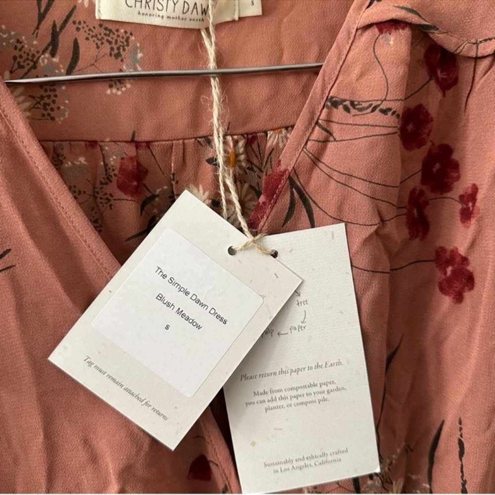 Christy Dawn Simple Dawn Dress in Blush Meadow - Picture 5 of 7